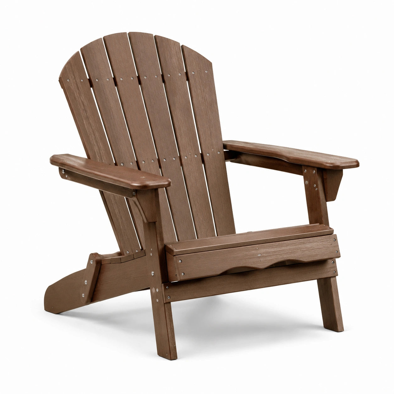 Adirondack Stuhl HDPE Braun Outdoor Gartenstuhl