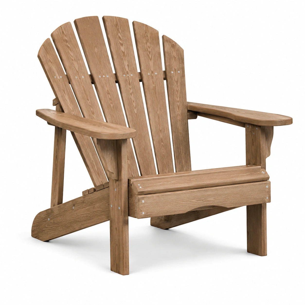 Adirondack Stuhl aus Eichenholz Naturfarbe