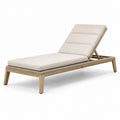 Gartenliege Teakholz Beige 200 cm